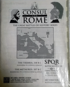 GMT/CONSUL FOR ROME/SPQR BATTLE MODULE III/THE GREAT BATTLES OF HISTORY SERIES/新品/日本語訳無し