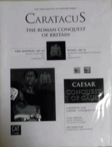 GMT/CARATACUS/CAESAR:CONQUEST OF GAUL MODULE/THE GREAT BATTLES OF HISTORY SERIES/新品駒未切断/日本語訳無し