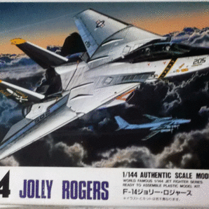 ARII/1/144/アメリカ海軍グラマンF-14艦上戦闘機トムキャット、ジョリー・ロジャース/未組立品の画像1