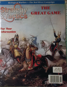 DG/STRATEGY&TACTICS NO.216 THE GREAT GAME/駒未切断/日本語訳無し