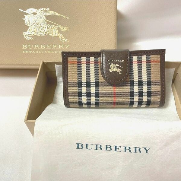 【新品未使用】BURBERRY バーバリー ノバチェック キーケース 箱付き