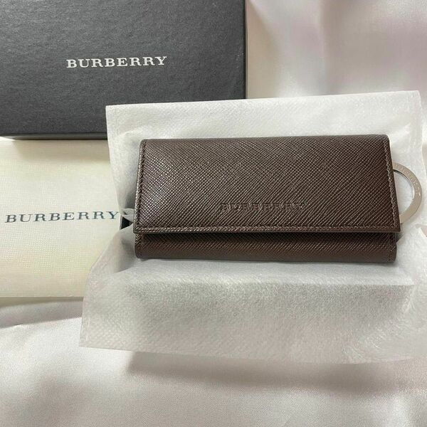 【未使用保管品】BURBERRY バーバリー キーケース 箱付