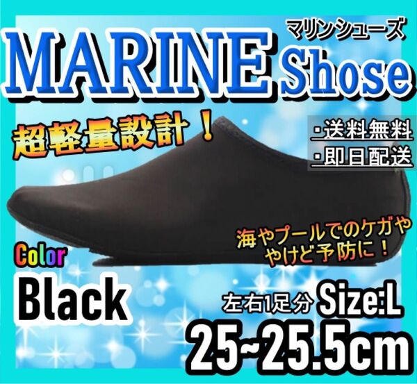 マリンシューズ!Lサイズ!アウトドア!海、プール、川遊びに!マリンレジャー55