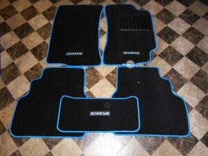 PRODRIVE made floor mat body in the black . taking .. blue 5 sheets for 1 vehicle (GC8 type latter term ) ( build-to-order manufacturing goods ) * postage extra .