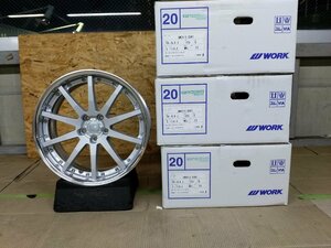 【送料無料】WORK GNOSIS GSR1 20インチ 9.0J 5/114.3 +35 Oディスク MSL フルリバースリム 新品1台分 未開封 特価 アルヴェル ハリアー