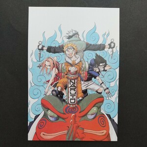 非売品 NARUTO ナルト ポストカード★週刊少年ジャンプ 懸賞 当選品 2001年頃? 岸本斉史先生 ナルト サスケ カカシ サクラ 送料84円～