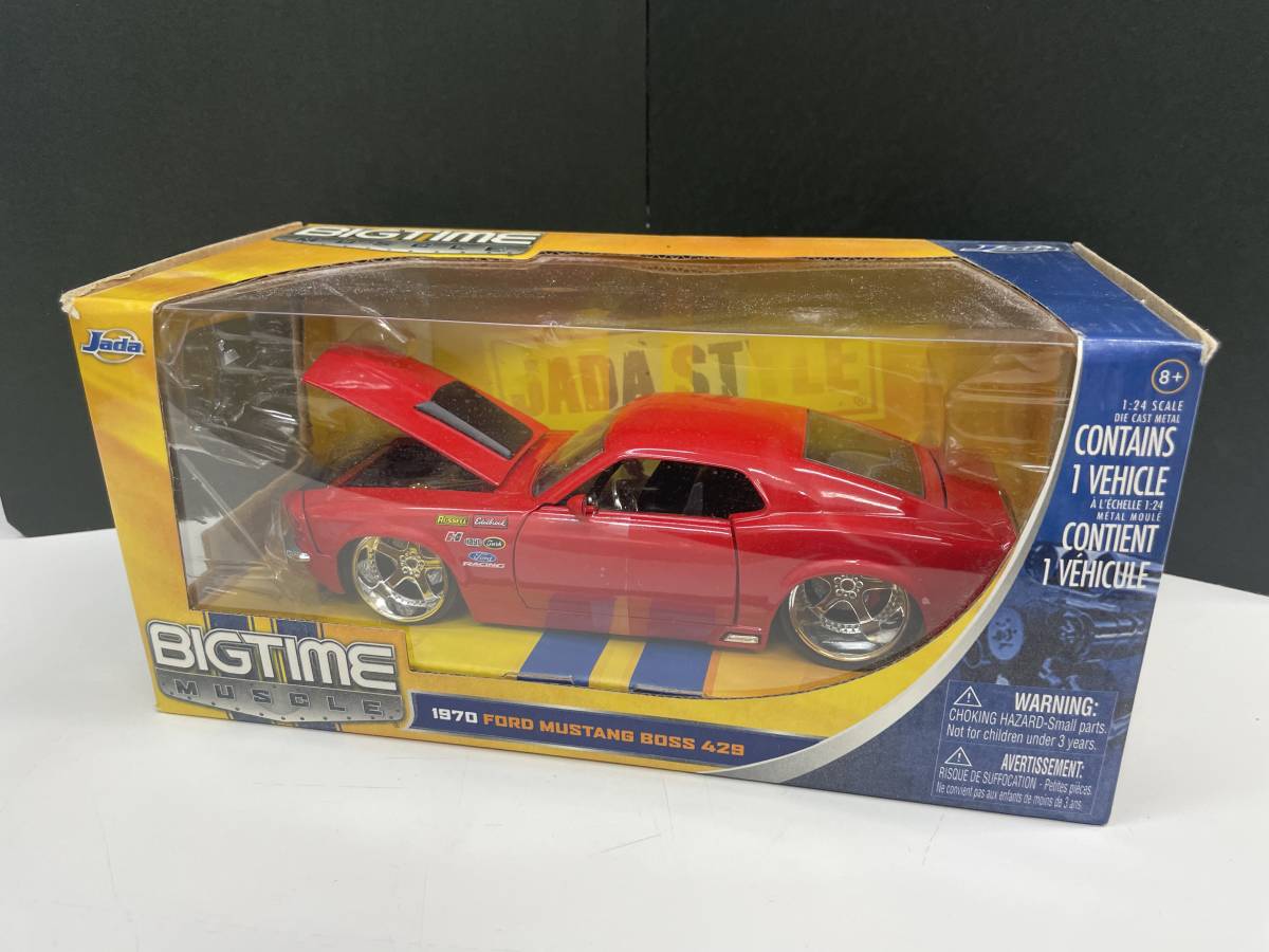 管19869〉【ミニカー】Jada 1/24 BIGTIME MUSCLE 1970 FORD MUSTANG
