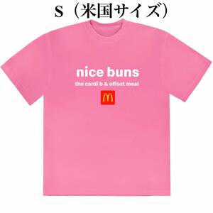 マクドナルド × カーディ・B ＆ オフセット/McDonald’s Cardi B & Offset NICE BUNS PINK TEE [S] ピンク Tシャツ アメリカ限定/期間限定