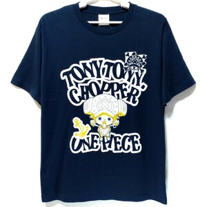 特価/未使用【サイズ=3L(2XL)】ONE PIECE/ワンピース/メンズ/半袖/Tシャツ/胸囲=108～116cm/navy