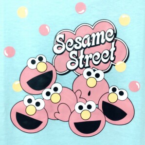 超特価/未使用【サイズ=М】SESAME STREET/セサミストリート/レディス/チュニック丈/半袖/Tシャツ/ビッグシルエット/胸囲=79～87cm/saxの画像2