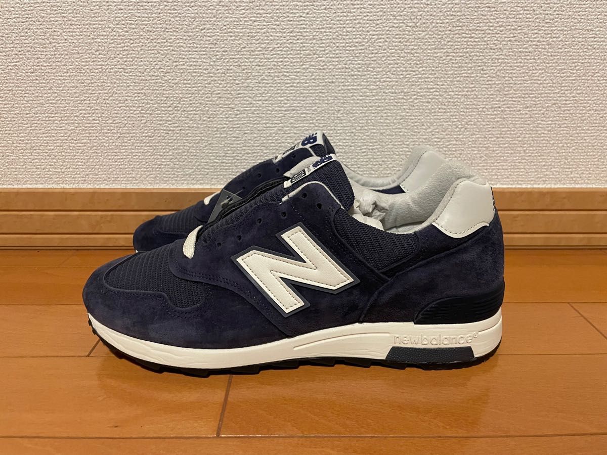 NEW BALANCE USA製 MNAV  5cm US4 5新品NAVY 紺 ネイビー SUEDE