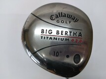 1W Callaway キャロウェイ BIG BERTHA TITANIUM 454 10度 flex:R RCH 65W メンズ右　ビッグバーサチタン454ドライバー_画像1