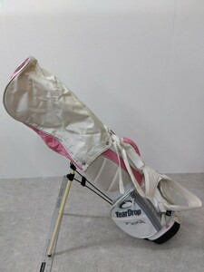 1000円スタート！【中古キャディバッグ】ジュニア用　TearDrop TDX キャディバッグ 1.6kg