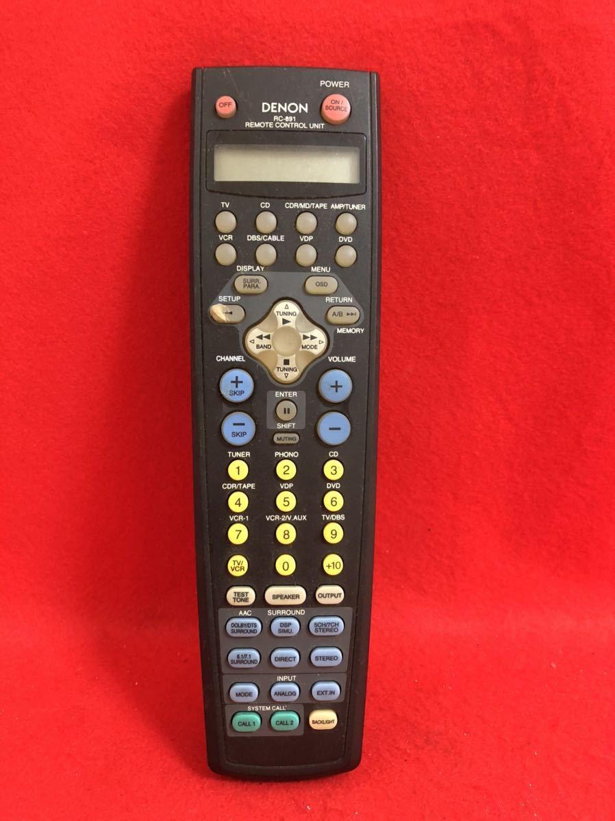 ヤフオク! デノン リモコン オーディオ機器の落札