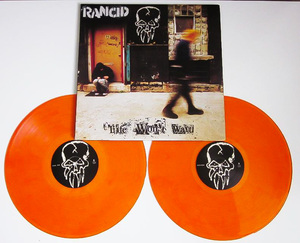  good record * records out of production LP record [2 sheets set ]*1998 year US original Epitaph 86497-1 orange record RANCID Ran sidoLife Won't Wait * London Night 