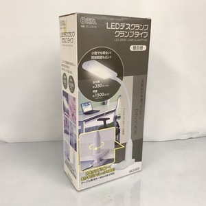 k02006 OHM LEDデスクランプ クランプタイプ 昼白色 LTC-LS16-W 07-8423 ホワイト