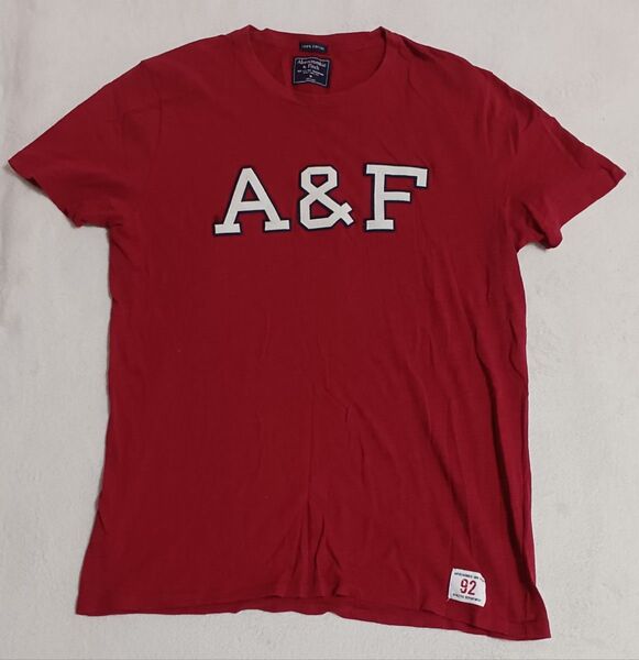 Abercrombie&Fitch 半袖 Tee メンズM レッド