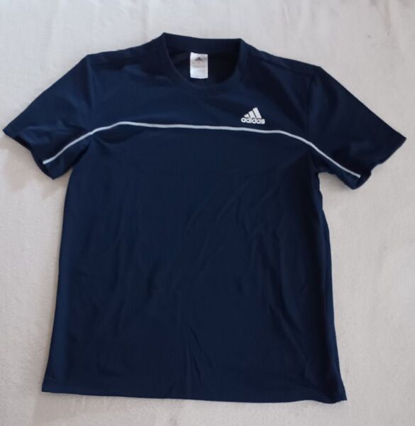 adidas 半袖Tドライシャツ メンズM ネイビー