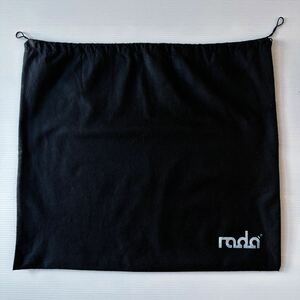 ラダ 鞄 保存袋 巾着 黒 57.5×49 クロゼット保管 ネル系柔らか素材 バッグ保存 保管 RADA' bag storage drawstring bag Dania Ravaol