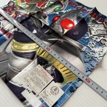 仮面ライダー ブレイド ハンカチ 未使用 大迫力 イラスト 29.5×30cm BANDAI 2004 MASKED RIDER BLADE handkerchief_画像6