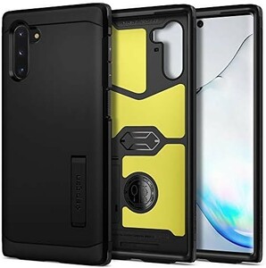 【Spigen】 Galaxy Note10 ケース 対応 耐衝撃 スタンド機能 米軍MIL規格取得 カメラ保護 傷防止 衝撃 吸