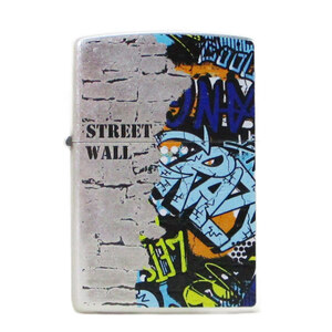 ジッポー オイルライター カラフルでファンキーなデザイン STREET WALL SW-KA/送料無料メール便 ポイント消化