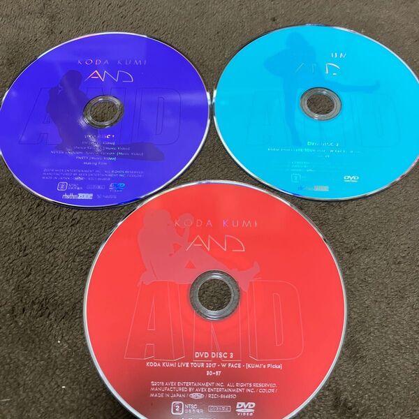 倖田來未 AND FC限定版 DVDのみ