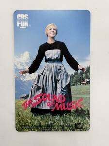 【未使用】 テレホンカード THE SOUND OF MUSIC サウンドオブミュージック 映画 50度数 テレカ 現状品