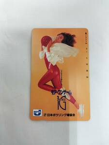 【未使用】 テレホンカード 日本ボウリング場協会 モア・ワンゲーム MORE 1G 50度数 テレカ 現状品