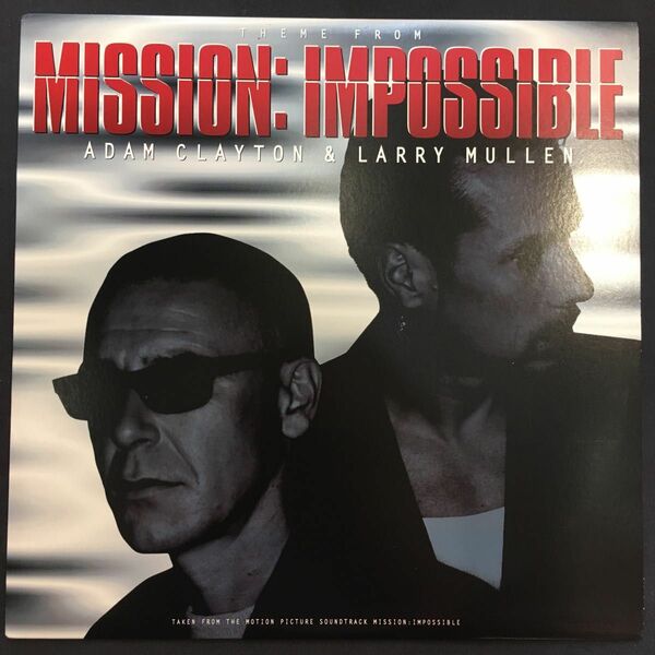 MISSION: IMPOSSIBLE /ADAM CLAYTON & LARRY MULLEN アナログLPレコード 美盤