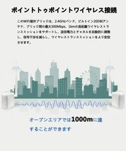 送料無料★WIFI 中継器 無線LAN 中継機 WiFi信号ブースター 20dBi超高速通信 工事不要_画像5