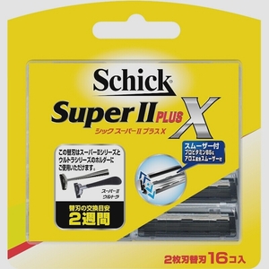 送料無料★シック Schick スーパーIIプラスX 2枚刃 替刃 (16コ入)