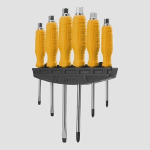  free shipping *INGCO driver set hand-impact screwdriver 6 pcs set tool set precise driver fixation make .. bracket attaching 