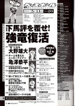 雑誌「週刊ベースボール」2015.5/11号★中日ドラゴンズ特集「混セを勝つ!」/強竜復活/大野雄大/★付録：BBMカード(掛布雅之＆鳥谷敬)未開封_画像2