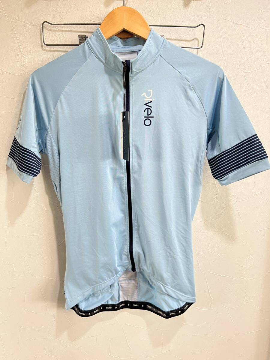 Rivelo リベロ CROCKNORTH サイクルジャージ 半袖ジャージ ブルー