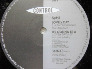 Bill Withers名曲カバー！Sybil / Lovely Day(U.K. Remix - Extended Club Mix) 5:47/ It's Gonna Be (A Lovely Day) 4:07 / 1991