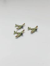 1/700 零式艦上戦闘機(翼折畳)(塗装済) 3機セット　戦闘機 完成品 塗装済み 零戦21型 海軍機 プラモデル_画像1