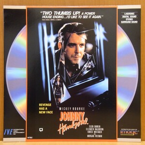  foreign record LD Johnny Handsome movie English version laser disk control N2399