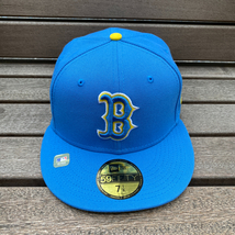 米国正規品 【7】 NEWERA ニューエラ MLB ボストン レッドソックス Boston Redsox 限定 シティコネクト City Connect 59FIFTY 吉田正尚_画像2