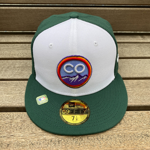 米国正規品 【7.1/4】 NEWERA ニューエラ MLB コロラド ロッキーズ Colorado Rockies 限定 シティコネクト City Connect 59FIFTY 緑