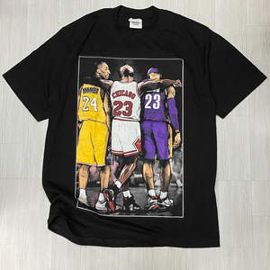 LA発 【3XL】 LEGENDARY アンダーグラウンド グラフィック ヘビーウェイト 半袖 Tシャツ 黒 オーバーサイズ NBA レジェンダリー MANBA KING