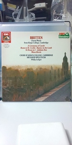 【LPレコード】 BENJAMIN BRITTEN / KING'S COLLEGE CHOIR, CAMBRIDGE conducted by SIR DAVID WILLCOCKS & PHILIP LEDGER