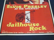  【コレクター】ブリキ看板　エルヴィス プレスリー　監獄ロック メタルプレート　Jailhouse Rock　1994_画像2