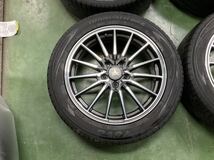 ウェッズ　ノヴァリス　ビオンド FL 18インチ　タイヤホイール　215/55R18 ホイール新品　タイヤ中古　50エスティマ　MPV オデッセイ_画像6