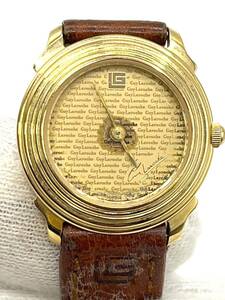 【電池切れ】Guy Laroche - ギラロッシュ　レディース　クォーツ腕時計　ゴールド文字盤　11 2863