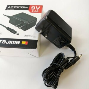 TJMデザイン ACアダプター ブラック ADP-9V20 9V 2.0A コードの長さ 1.5m タジマ アダプターのみ 【USED品】 02 02966