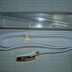 特価SALE！U.S.Navy 製服用 Belt & Buckle(記章無し) White CNT with 24k Gold Buckle & Tip 44" (Vanguard) 在庫限りの画像3