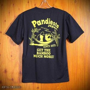 PANDIESTA パンディエスタ ドライメッシュTシャツ ネイビー【Lサイズ】551865 吸汗速乾 半袖Tシャツ パンダ