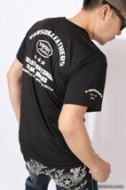 VANSON ドライメッシュ 半袖 Tシャツ VS22802S ブラック×ホワイト【2XLサイズ】バンソン_画像5
