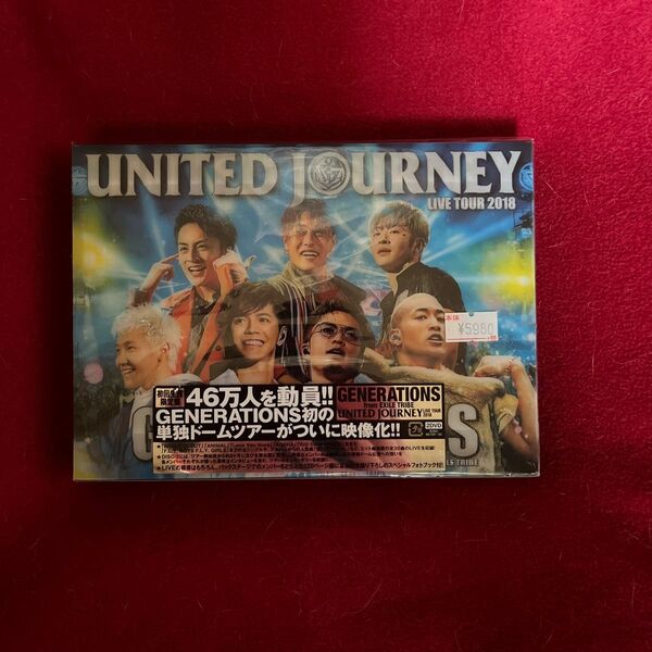 新品 未開封 GENERATIONS LIVE TOUR 2018 UNITED JOURNEY (DVD2枚組) 初回生産限定盤